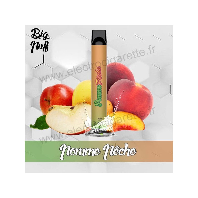 Pomme Pêche - Big Puff - Vape Pen - Cigarette jetable