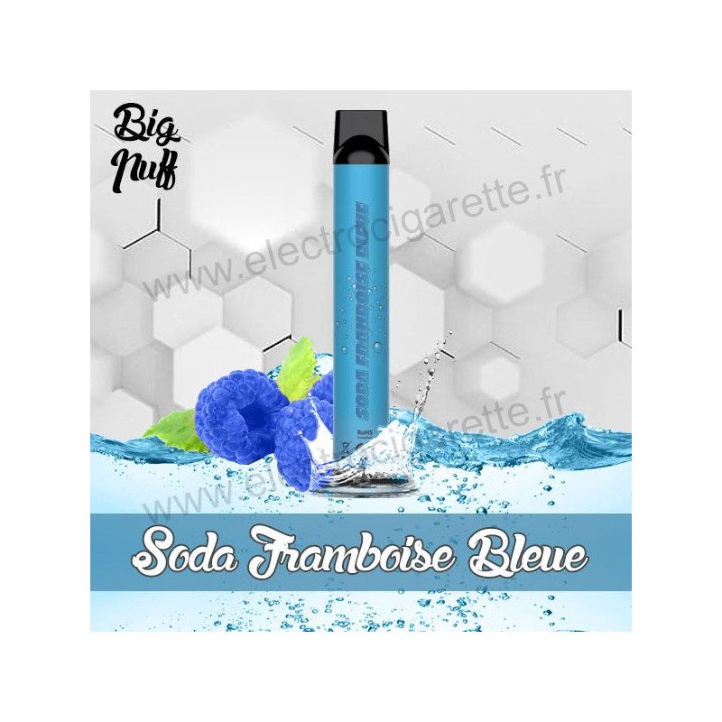 Soda Framboise Bleue - Big Puff - Vape Pen - Cigarette jetable