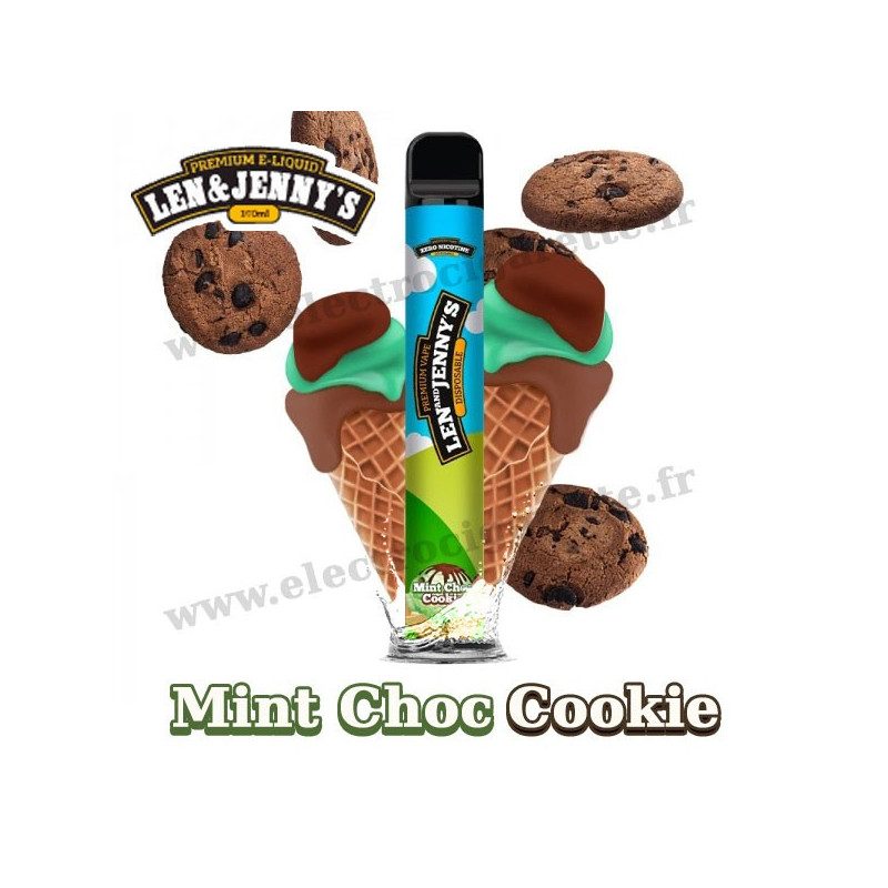 Mint Chocolate Cookie - Len and Jenny's - Vape Pen - Cigarette jetable