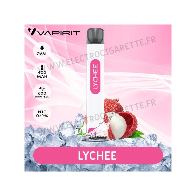 Lychee - A2 - Vapirit - Cigarette jetable