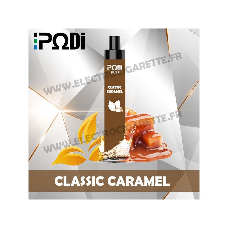 Classic Caramel - PodiPuff - Podissime - Cigarette jetable
