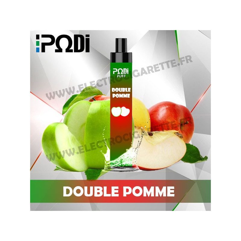Double Pomme - PodiPuff - Podissime - Cigarette jetable