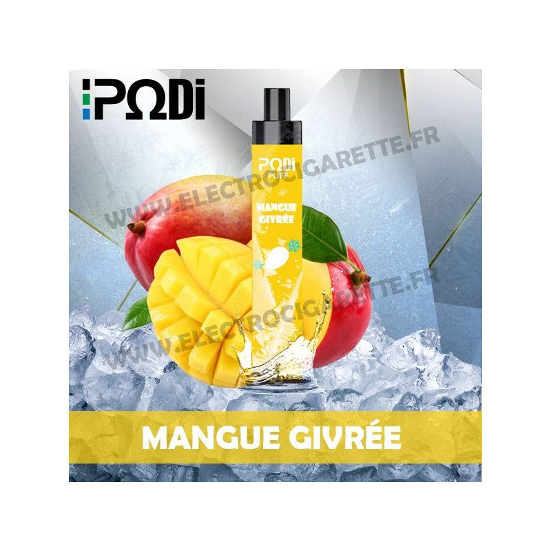 Mangue Givré - PodiPuff - Podissime - Cigarette jetable