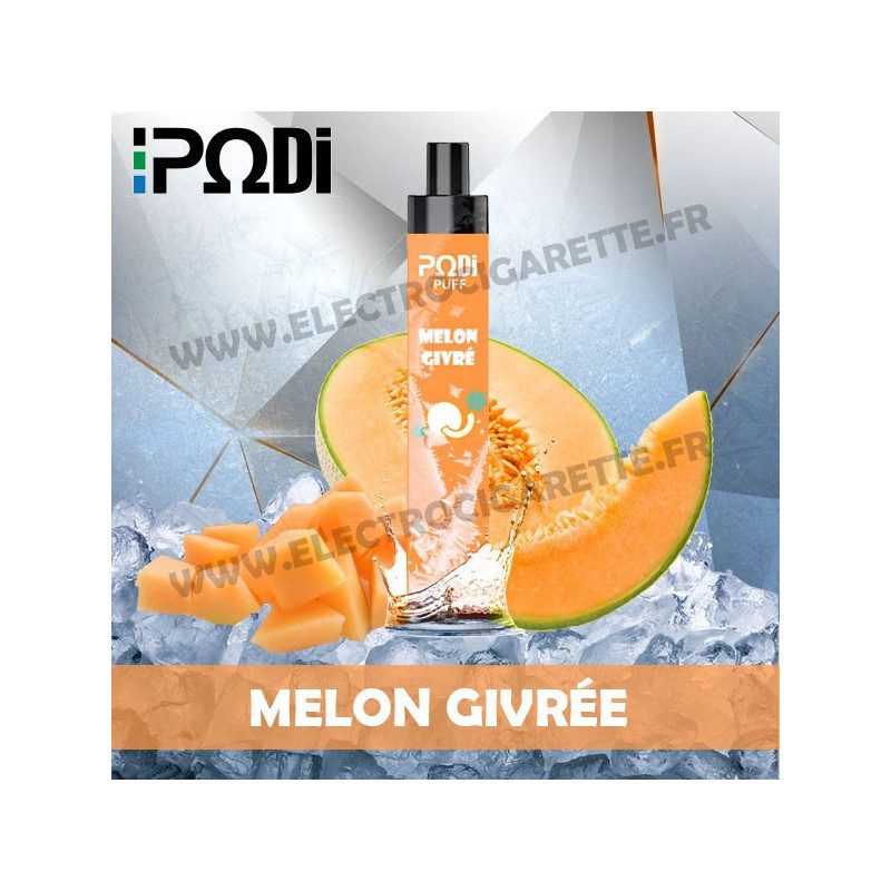 Melon Givré - PodiPuff - Podissime - Cigarette jetable