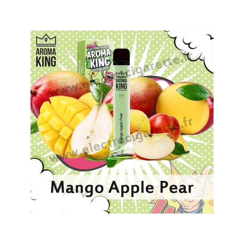 Mango Apple Pear - Hookah - Aroma King - Vape Pen - Cigarette jetable