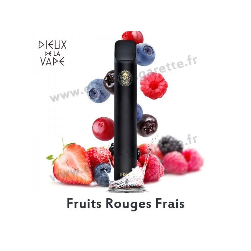 Fruits Rouges Frais - Dieux de la Vape - Vape Pen - Cigarette jetable