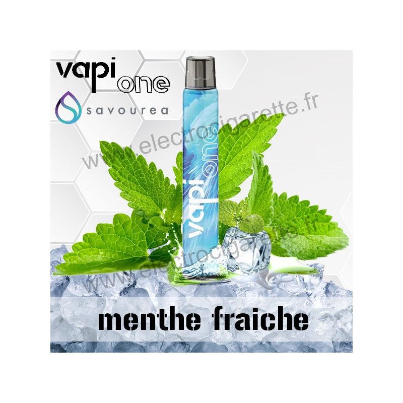 Menthe Fraîche - Vapi One - Savourea - 500mah 2ml - Vape Pen - Cigarette jetable