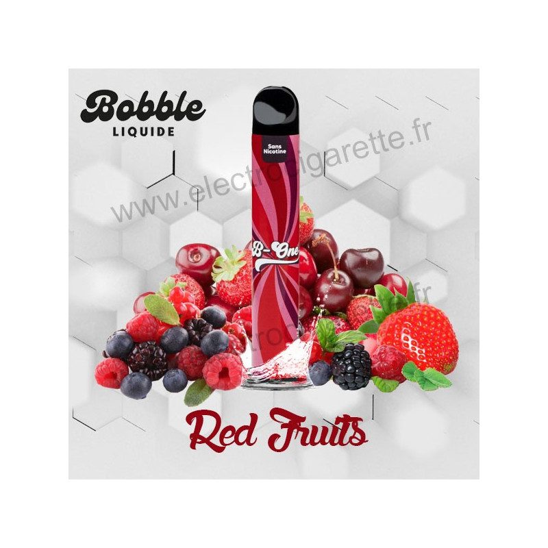 Fresh Red Fruit - B-One - Booble Liquide - Puff Vape Pen - Cigarette jetable