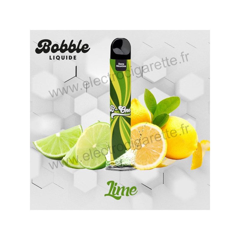Fresh Lime - B-One - Booble Liquide - Puff Vape Pen - Cigarette jetable