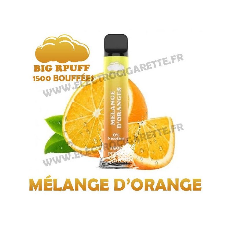 Mélange d'Oranges - Big Rpuff - 1500 Puff Vape Pen - Cigarette jetable