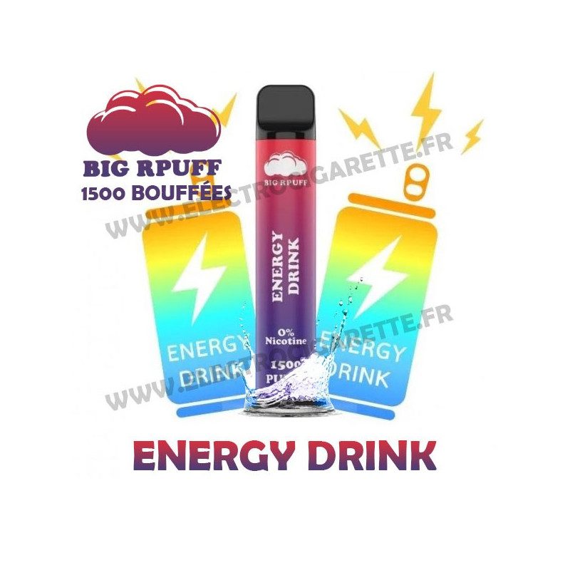 Energy Drink - Big Rpuff - 1500 Puff Vape Pen - Cigarette jetable