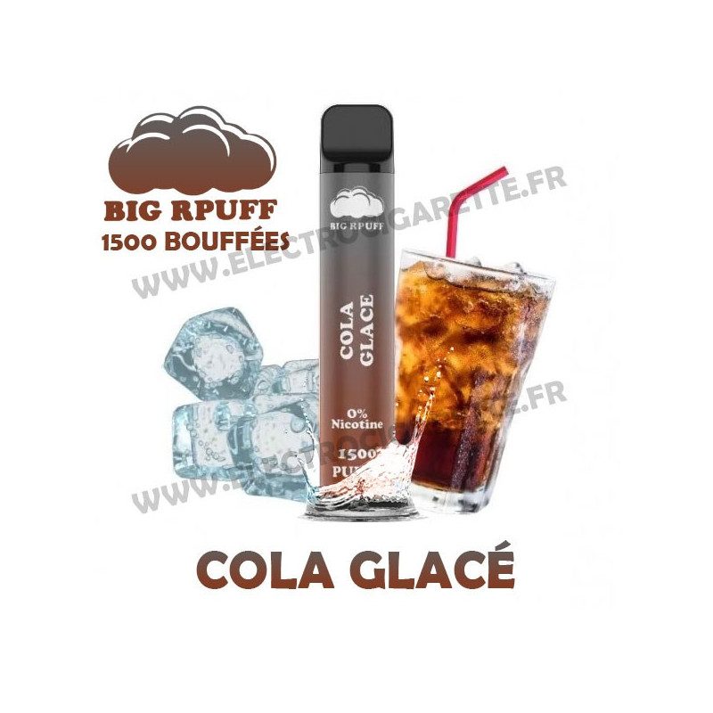 Cola Glacé - Big Rpuff - 1500 Puff Vape Pen - Cigarette jetable