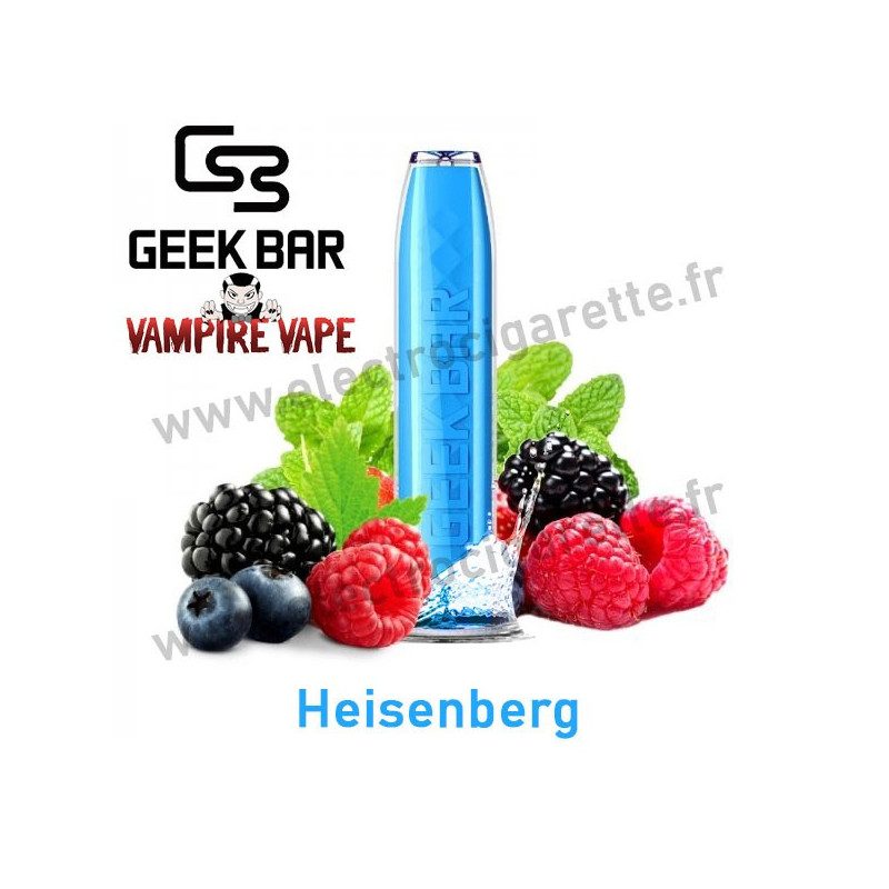 Heisenberg - Geek Bar - Geek Vape - Vampire Vape - Vape Pen - Cigarette jetable