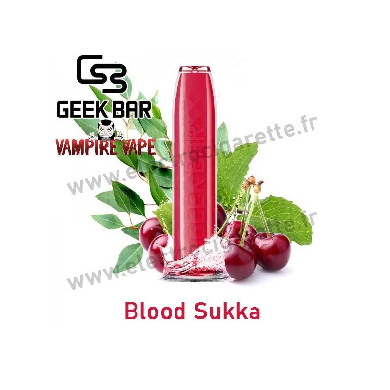 Blood Sukka - Geek Bar - Geek Vape - Vampire Vape - Vape Pen - Cigarette jetable