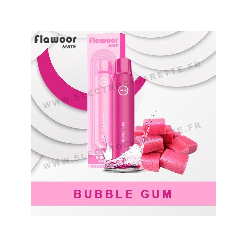 Bubble Gum - Flawoor Mate - Vape Pen - Cigarette jetable