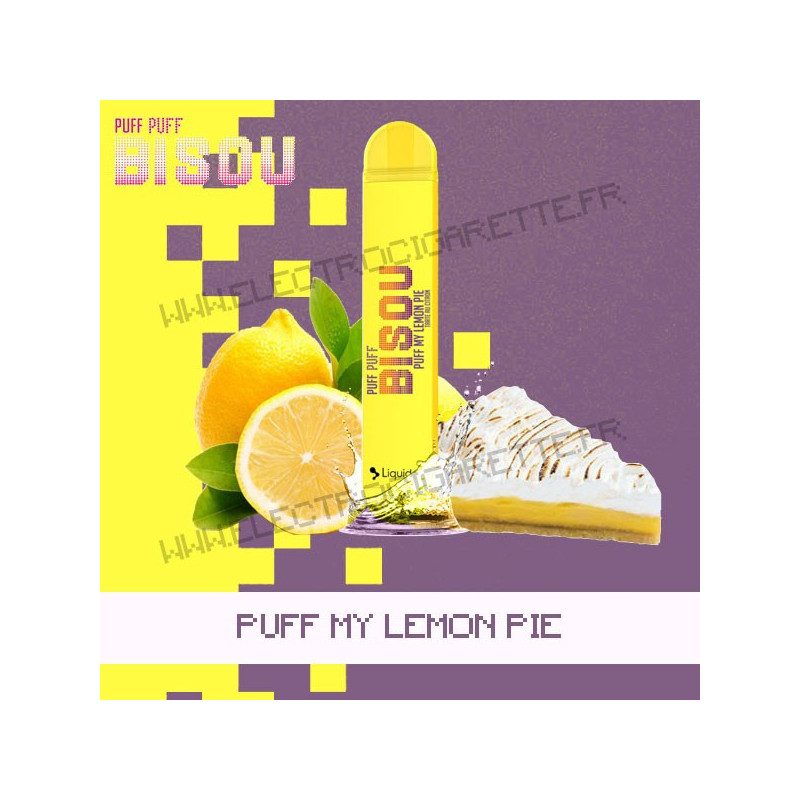 Puff my Lemon Pie - Bisou - Vape Pen - Cigarette jetable