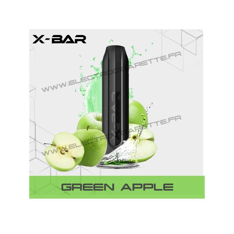 Green Apple - X-Bar - Vape Pen - Cigarette jetable