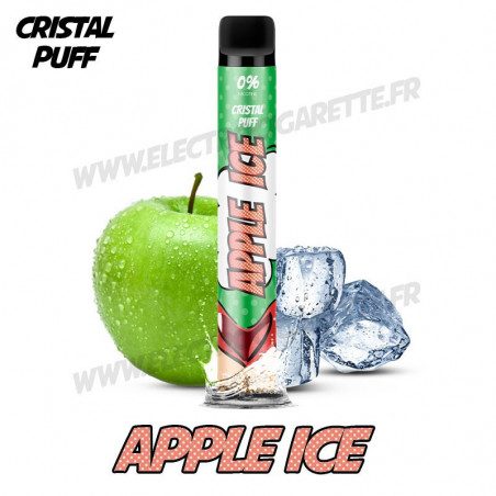 Apple Ice - Cristal Puff - Vape Pen - Cigarette jetable