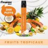 Fruits Tropicaux - Flawoor Max - 2000 Puffs - Vape Pen - Cigarette jetable
