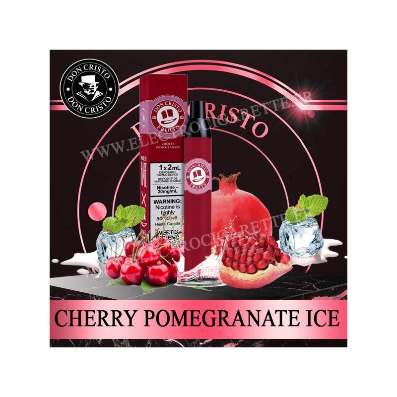 Cherry Pomegranate Ice - Don Cristo - PGVG Labs - Vape Pen - Cigarette jetable