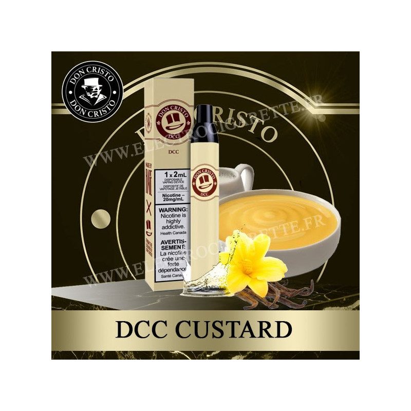 DCC Custard - Don Cristo - PGVG Labs - Vape Pen - Cigarette jetable