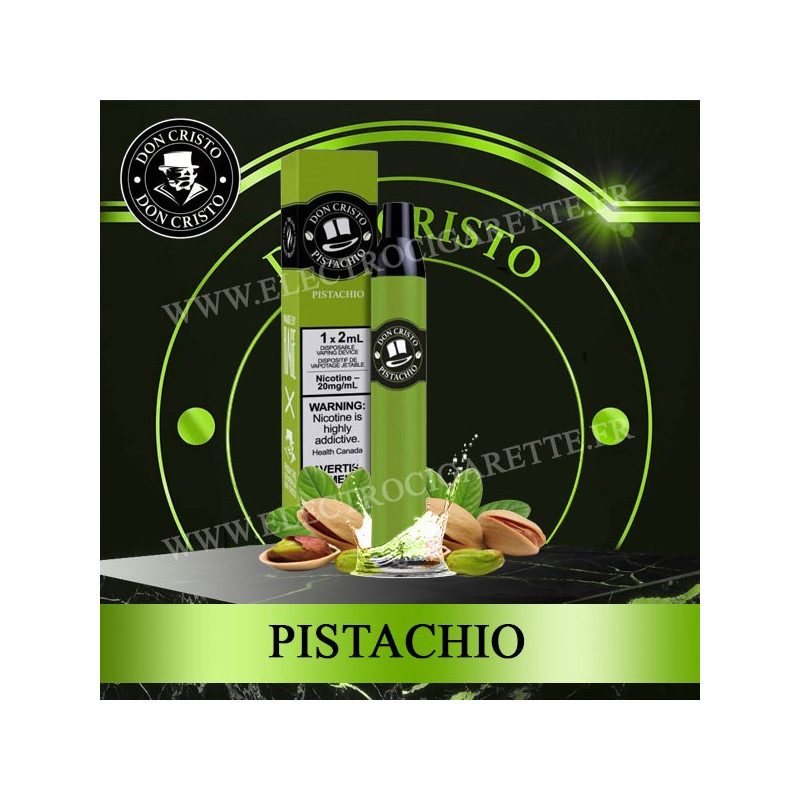 Pistachio - Don Cristo - PGVG Labs - Vape Pen - Cigarette jetable
