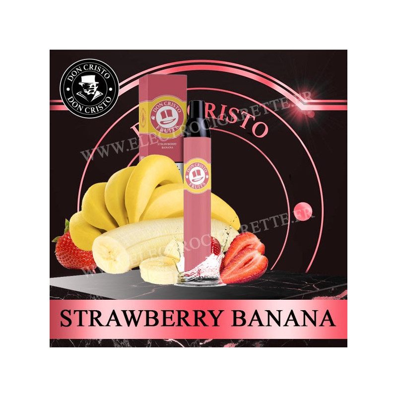 Strawberry Banana - Don Cristo - PGVG Labs - Vape Pen - Cigarette jetable