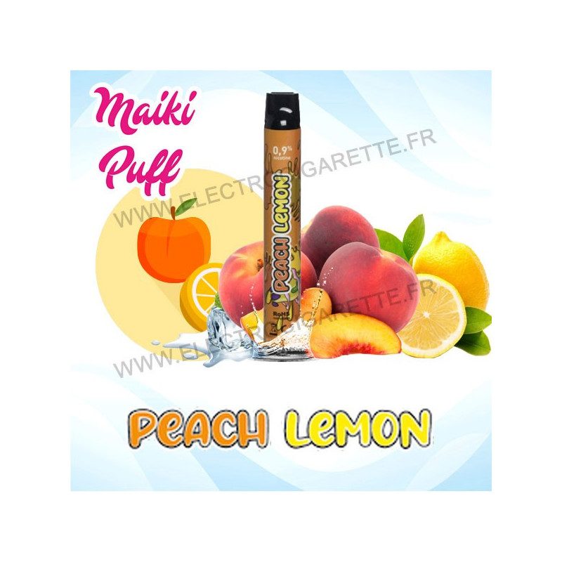Peach Lemon - Maiki Puff - Vape Pen - Cigarette jetable