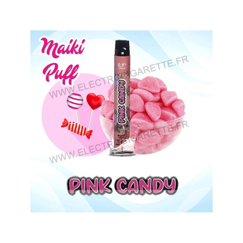 Pink Candy - Maiki Puff - Vape Pen - Cigarette jetable