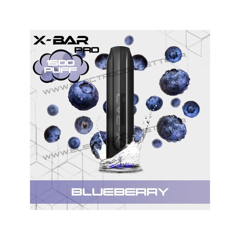 Blueberry - X-Bar Pro - 1500 Puff - Vape Pen - Cigarette jetable