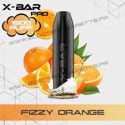 Fizzy Orange - X-Bar Pro - 1500 Puff - Vape Pen - Cigarette jetable