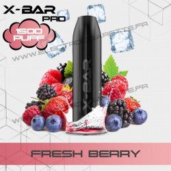 Fresh Berry - X-Bar Pro - 1500 Puff - Vape Pen - Cigarette jetable