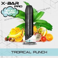 Tropical Punch - X-Bar Pro - 1500 Puff - Vape Pen - Cigarette jetable