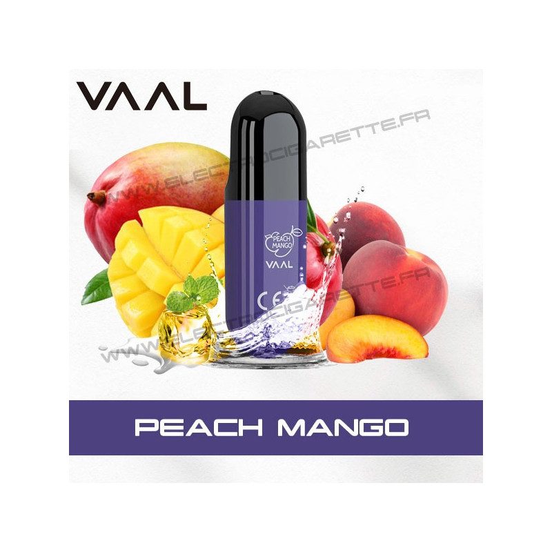 Peach Mango - VAAL Q Bar - Joyetech - Vape Pen - Cigarette jetable