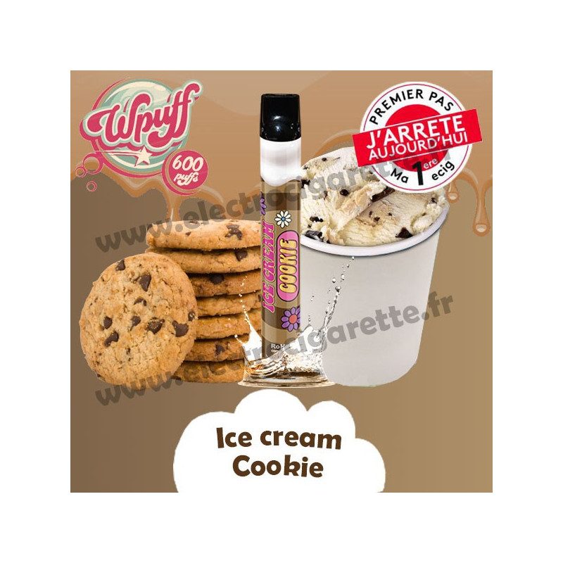 Ice Cream Cookie - Wpuff - Vape Pen - Cigarette jetable