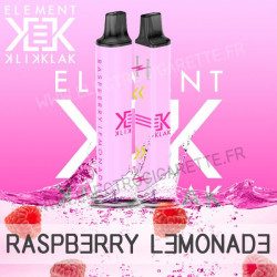 Raspberry Lemonade - Klik Klak - Element E-Liquid - Puff - Cigarette jetable