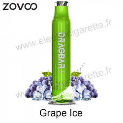 Grape Ice - Dragbar Zovoo 600 - Voopoo - Puff - Cigarette jetable