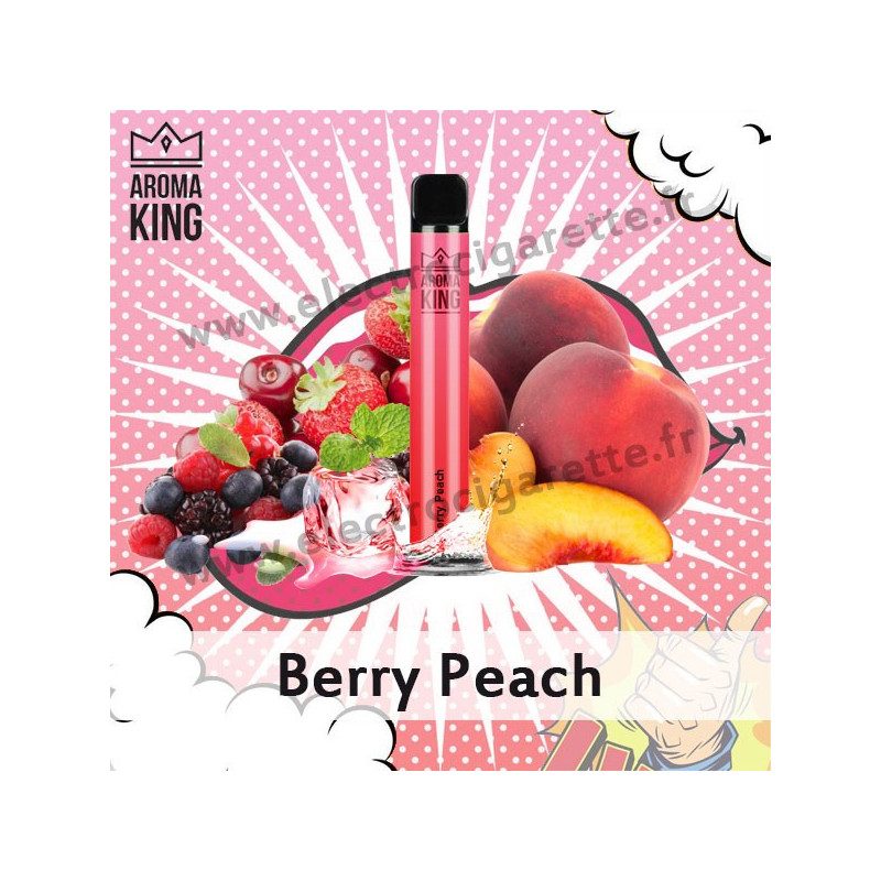 Berry Peach - Aroma King - Vape Pen - Cigarette jetable