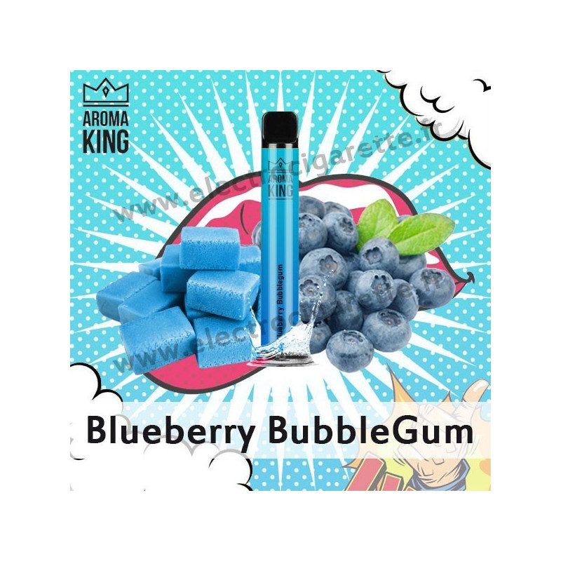 Blueberry Bubblegum - Aroma King - Vape Pen - Cigarette jetable