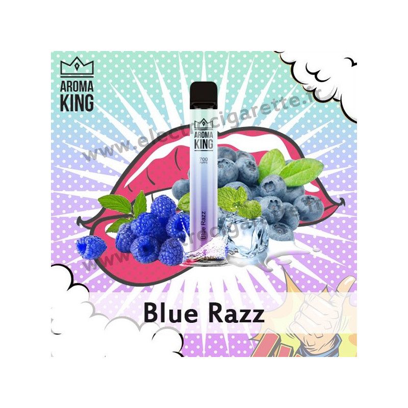 Blue Razz - Aroma King - Vape Pen - Cigarette jetable