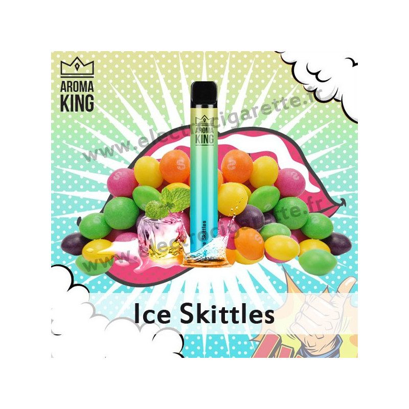 Ice Skittles - Aroma King - Vape Pen - Cigarette jetable