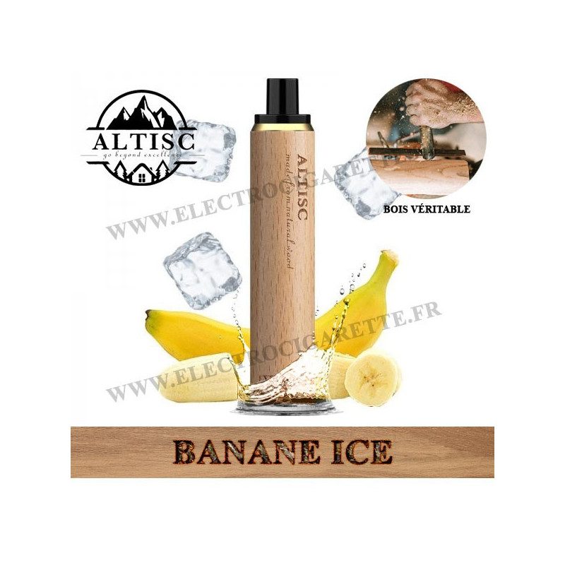 Banane Ice - Puff Notus 1500 - Altisc - Vape Pen - Cigarette jetable