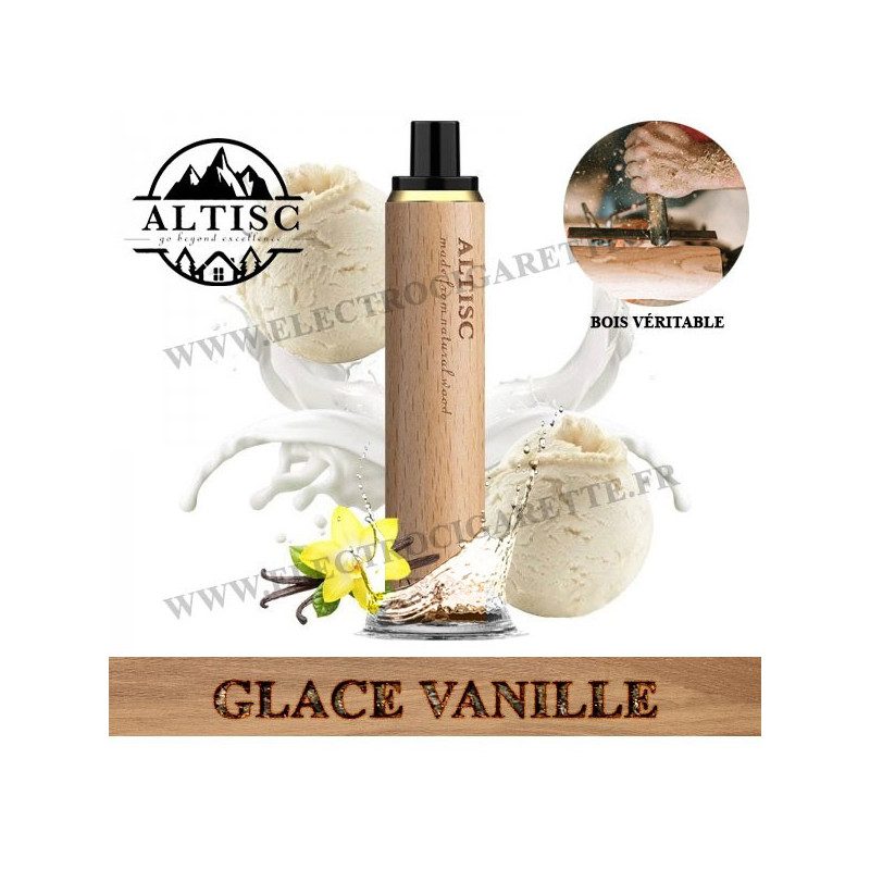 Glace Vanille - Puff Notus 1500 - Altisc - Vape Pen - Cigarette jetable