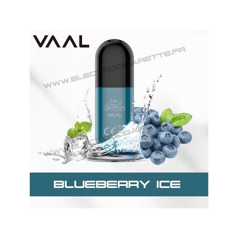 Blueberry Ice - Myrtille Givrée - VAAL Q Bar - Joyetech - Vape Pen - Cigarette jetable