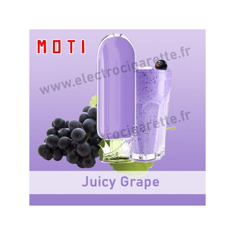 Juicy Grape - Moti Pop - Moti - Vape Pen - Cigarette jetable