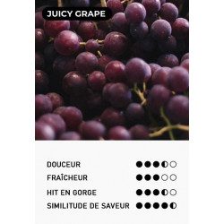 Infos sur la saveur Juicy Grape - Moti Pop - Moti - Vape Pen - Cigarette jetable