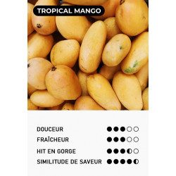 Infos sur la saveur Tropical Mango - Moti Pop - Moti - Vape Pen - Cigarette jetable