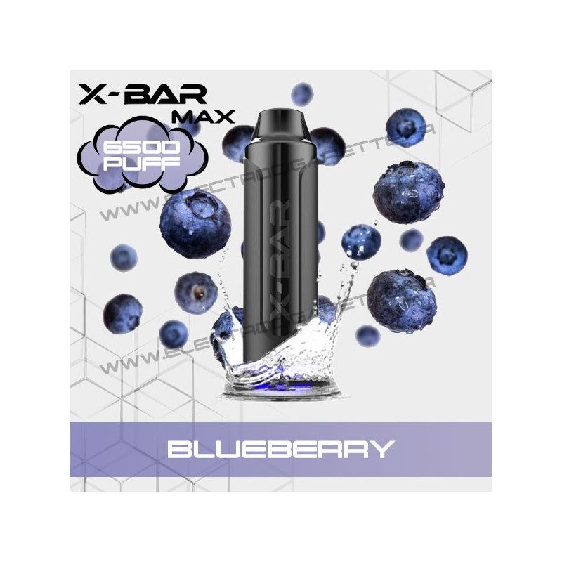Blueberry - X-Bar Max - Vape Pen - Cigarette jetable