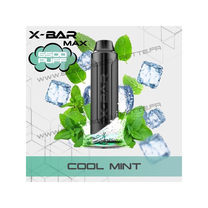 Cool Mint - X-Bar Max - Vape Pen - Cigarette jetable