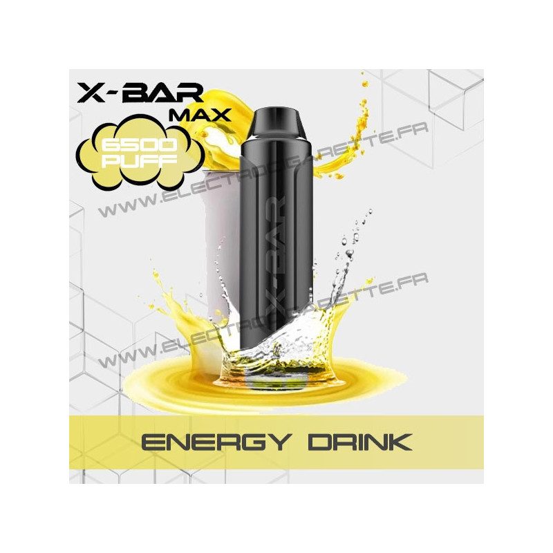 Energy Drink - X-Bar Max - Vape Pen - Cigarette jetable
